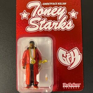 Super7 ReAction Ghostface Killah Tony Starks 3.75” Figure New
